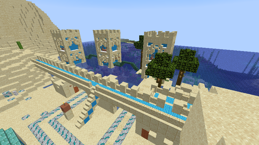 Minecraft エデンシェイド立体化編part4 街の守りの要 監視塔と城壁を作ろう クリエイティブ建築 マインクラフト プレイ日記