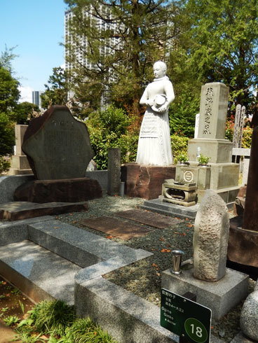 190917荻野吟子の墓
