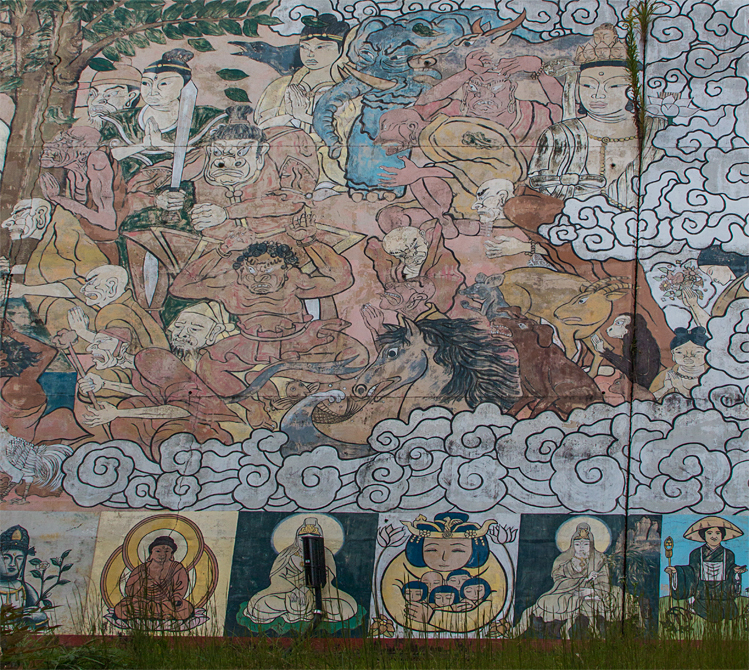 禅定寺　壁画2