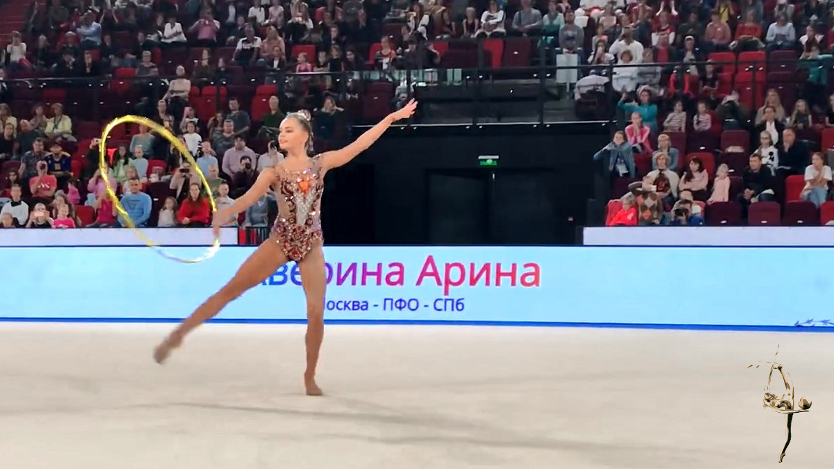 Arina Averina AA Hoop - Russian Championships Moscow 2019