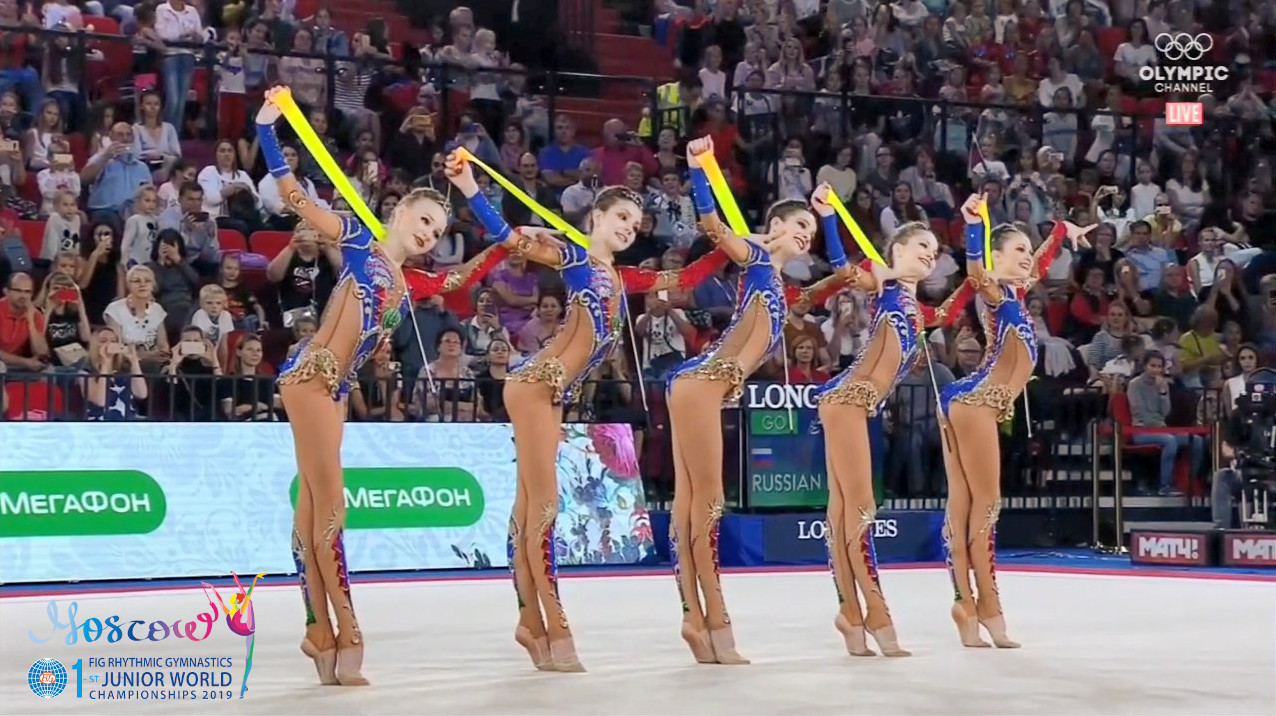 Russia 5 Ribbons Final - Junior World Championships Moscow 2019