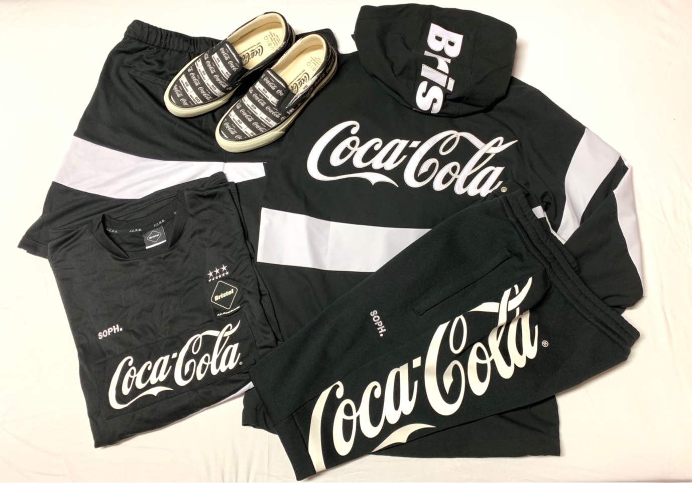 F.C.R.B. 19 S/S Delivery 2 & FCRB x Coca-Cola - Life's a bitch and 