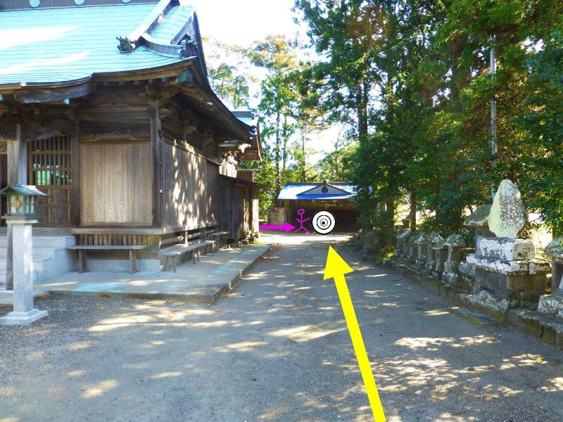 岩井神社　弓道場